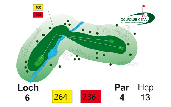 18-Loch-Anlage (Loch 6)
