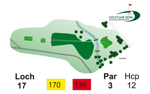 18-Loch-Anlage (Loch 17)