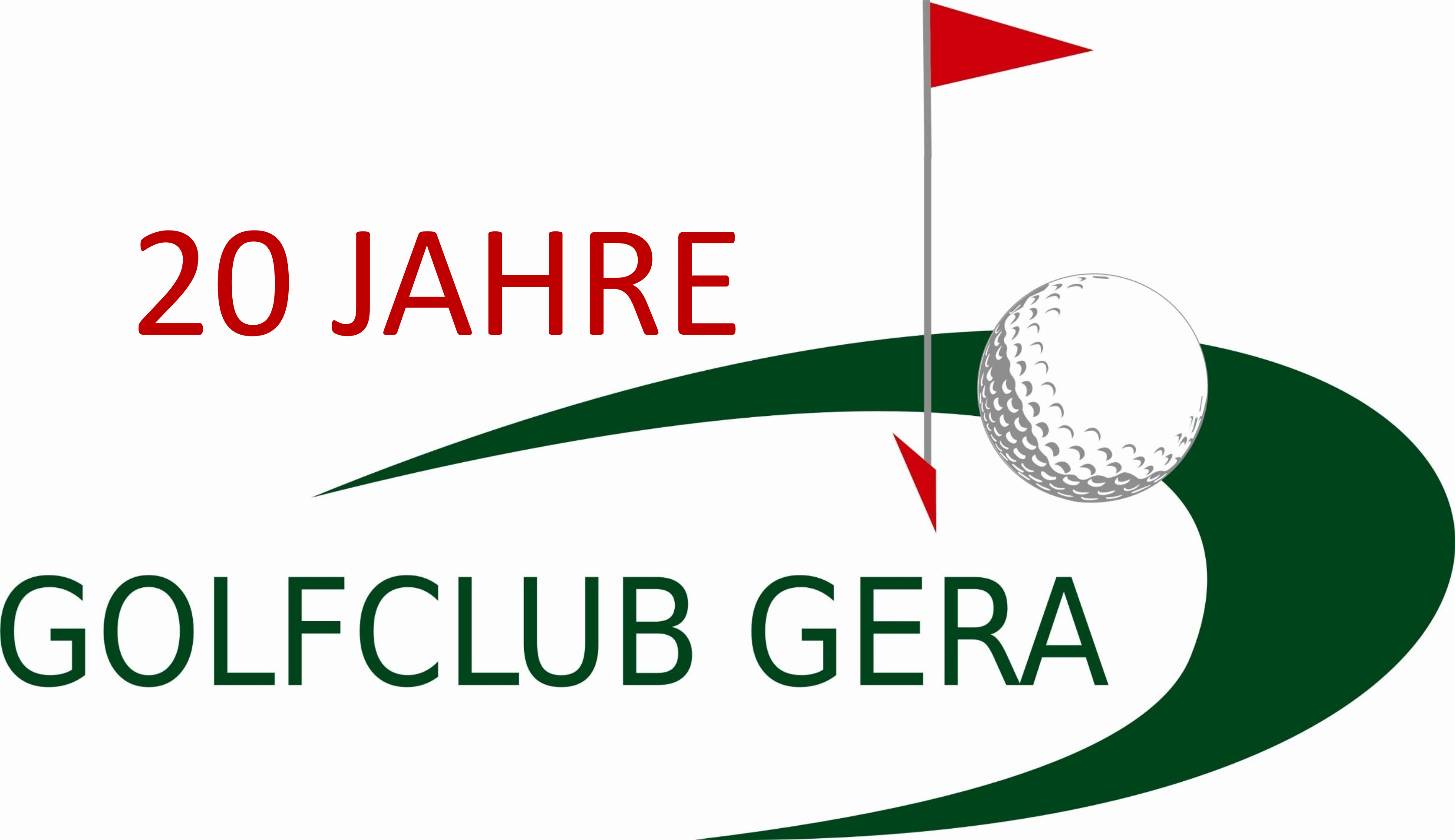 Golf spielen auf dem Golfplatz in Gera in Thüringen